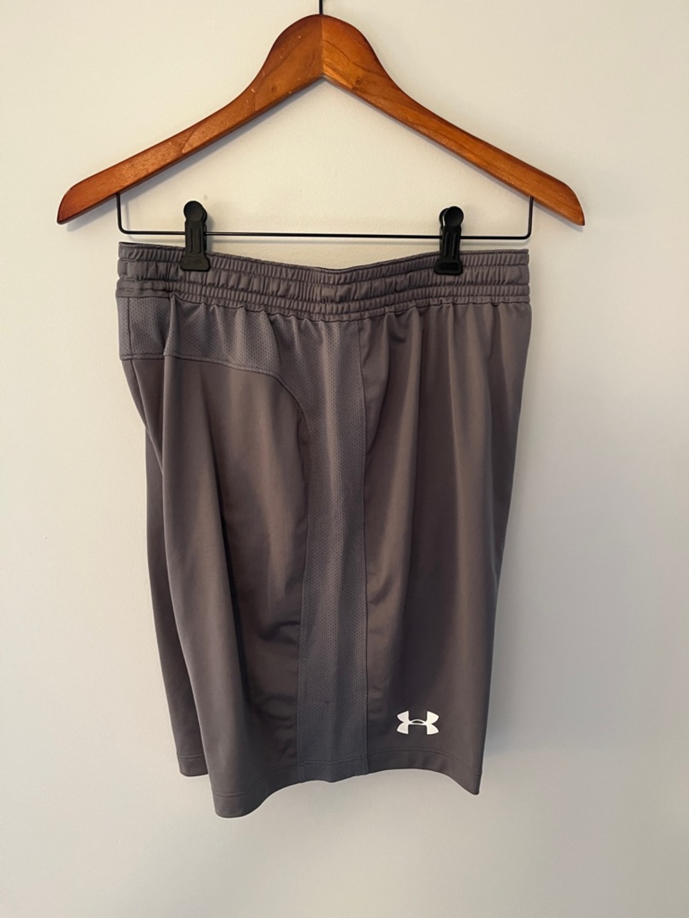 Under Armour Men's Charcoal Performance Athletic Shorts